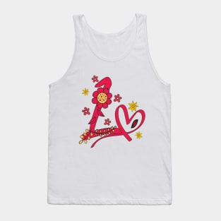 Letter "L" The capital letter L is used for love or first name Tank Top